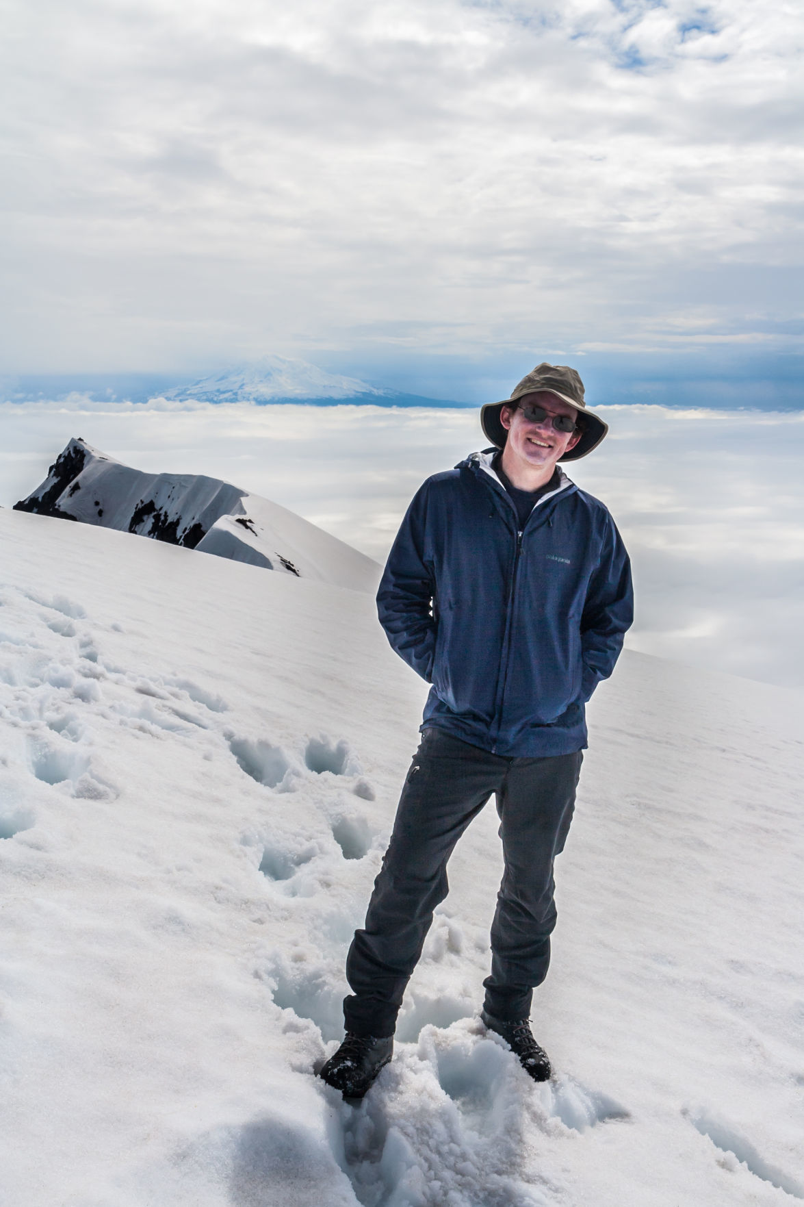 Eric Wagner at Mount St. Helens summit